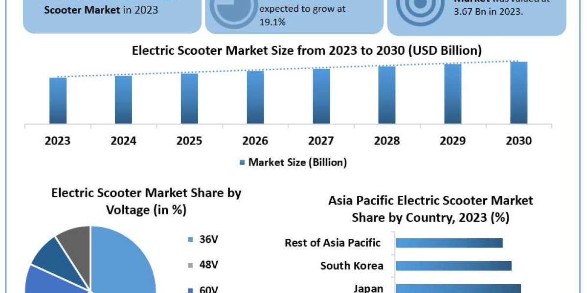 Electric Scooter Market Business Revenue and Growth Rate Through 2030